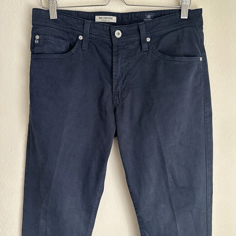 AG Adriano Goldschmied Protege 31x34 (fits 31x29) Navy Blue Straight Leg Pants